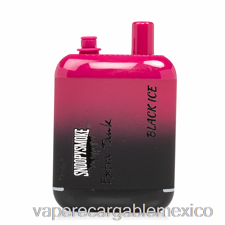 Vape Recargable Snoopy Smoke Extra Tanque 2 15000 Desechables Black Ice